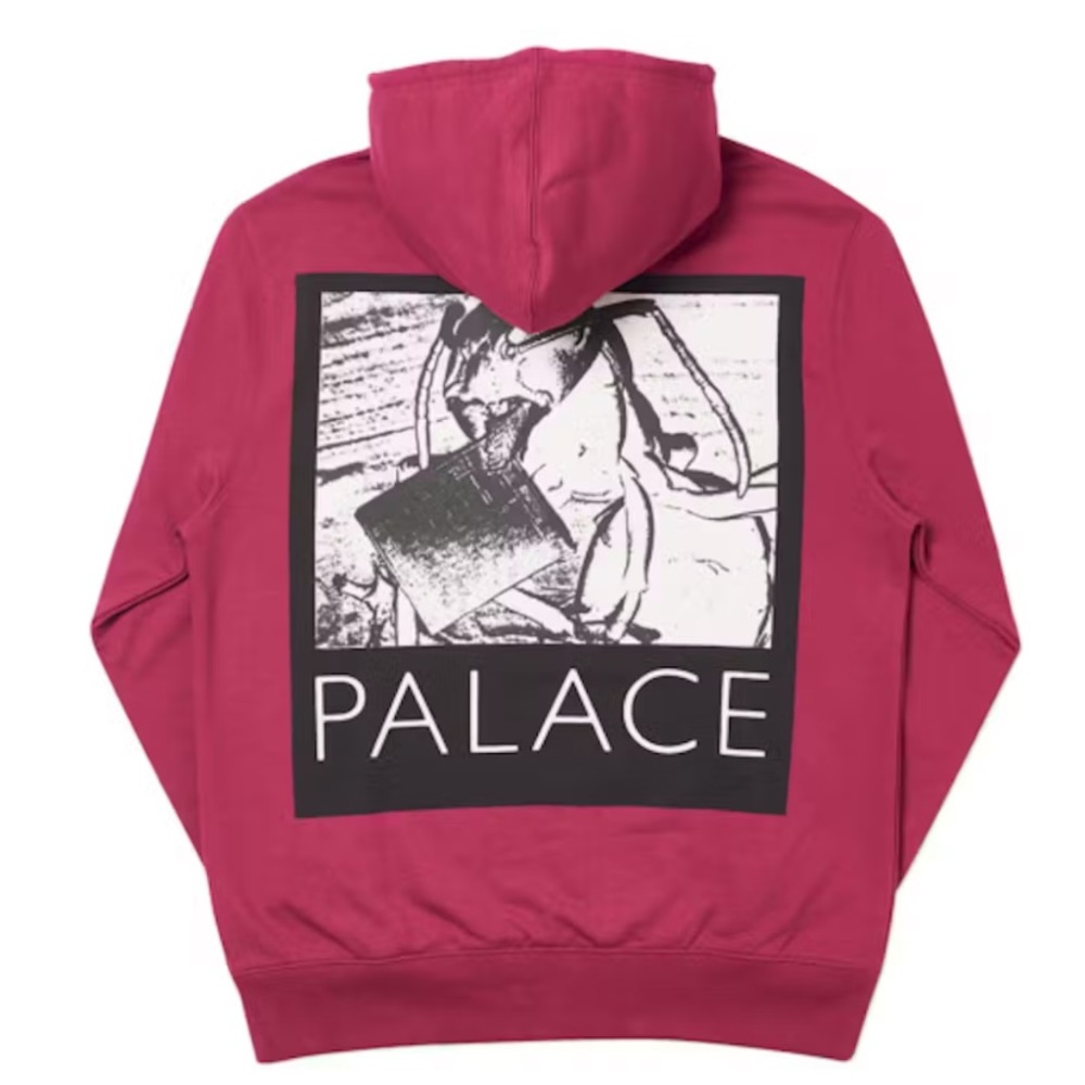 PALACE Chip Hood - Cherry Red
